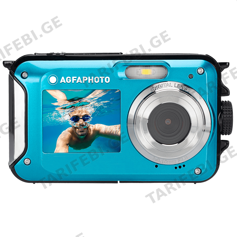 ექშენ კამერა AGFA Digital Camera Realishot WP8000 Blue Waterproof 3m