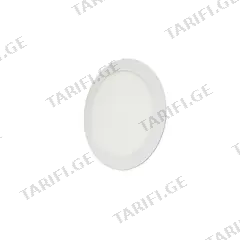 ლედ პანელი LED 9W 3000K (მრგვალი) LEDEX