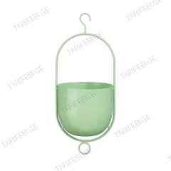 ქოთანი ჩამოსაკიდი რკინის Bob pot hanging mint green - h38,5xd14,5cm