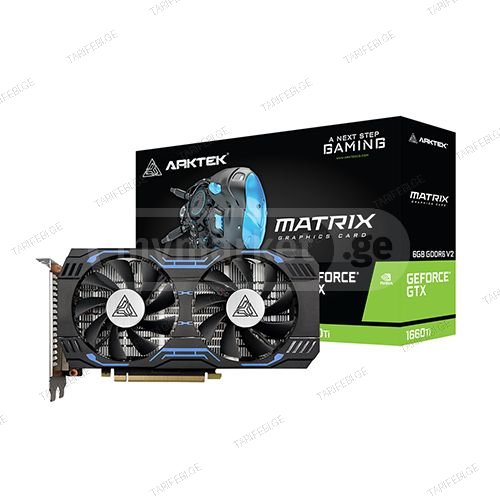ვიდეობარათი - Arktek Dual GTX 1660 Ti 6 GB