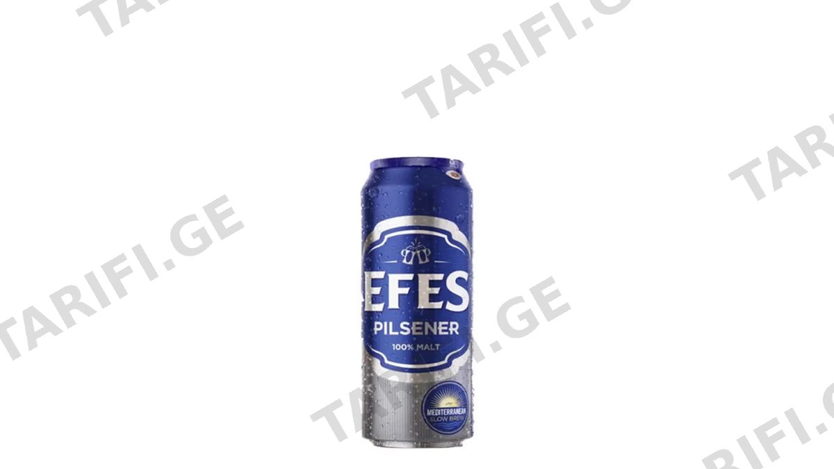 ლუდი / ეფესი / ახალი ქილა / *24 / 0.5ლ