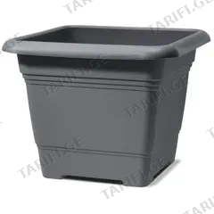 პლასტმასის ქოთანი Scheurich 326/33 Metallic Grey