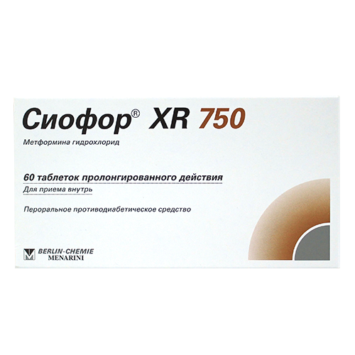 სიოფორი XR ტაბლეტი  750მგ #60