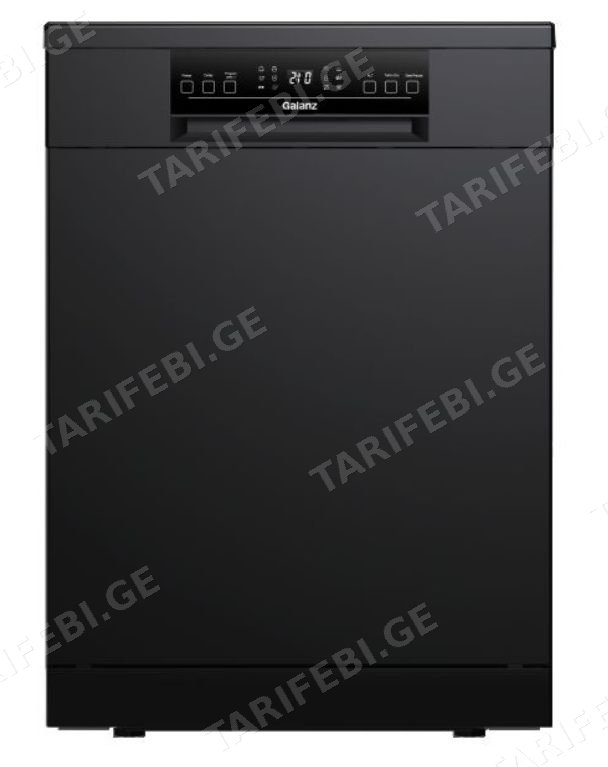 ცალკე მდგომი ჭურჭლის სარეცხი GALANZ W15D3A401M-CE0-BK