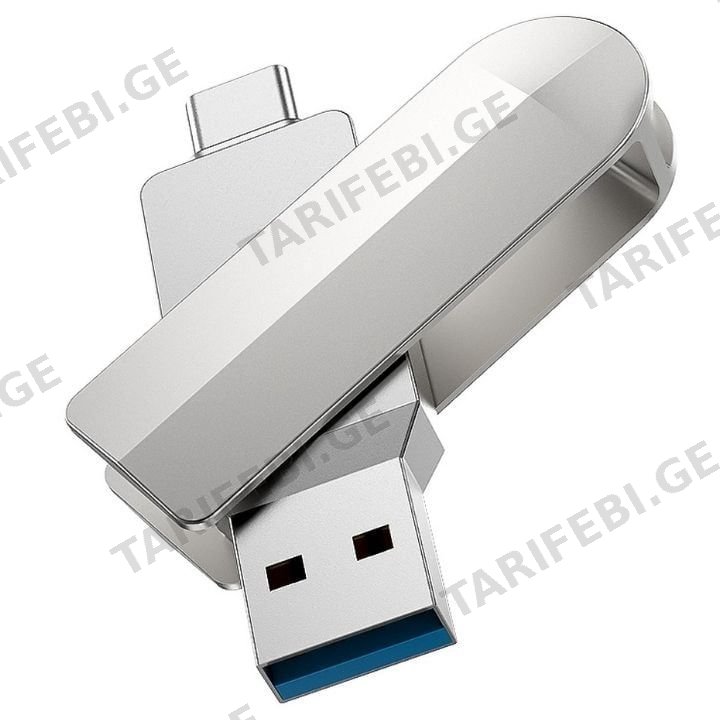 USB ფლეშ მეხსიერება Hoco UD10 64GB Wise Type-C USB Flash Drive