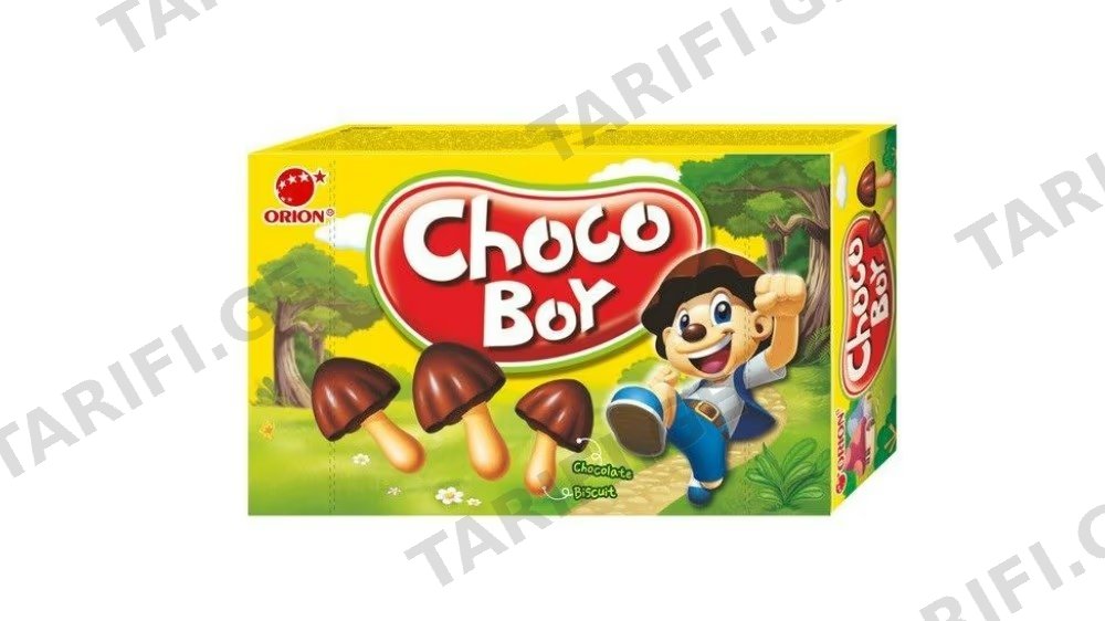 Choco Boy ორცხობილა შოკოლადით 100გრ