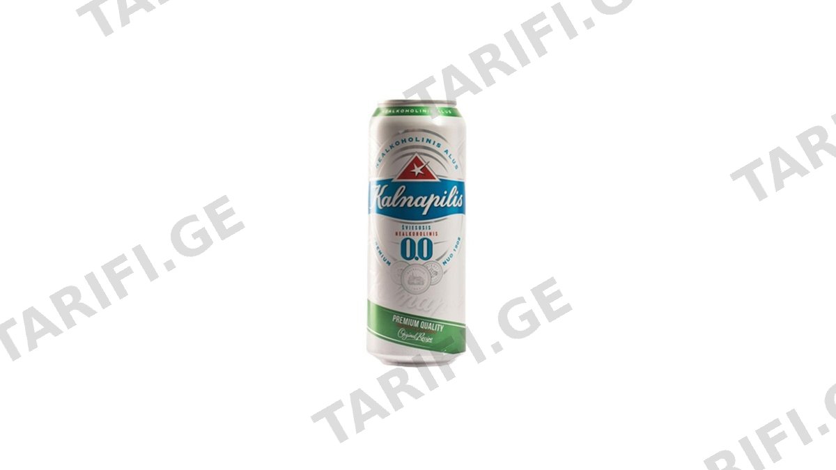 კალნაფილისი, უალკოჰოლო ლუდი, 0.0%, ლიტვა