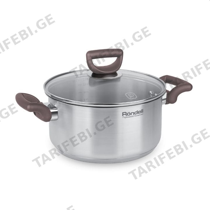 უჟანგავი ლითონის ქვაბი RONDELL RDS 1322