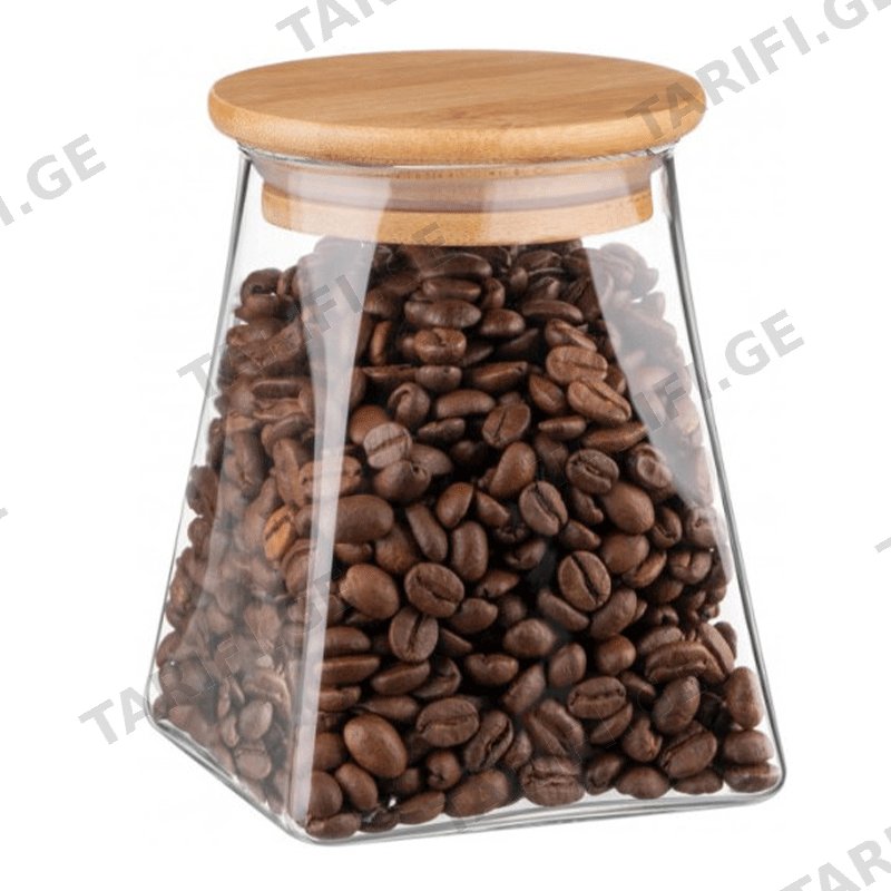 მინის ქილა ბამბუკის თავსახურით ARDESTO AR1351BLC (510 ML)