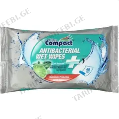 სველი ხელსახოცები Compact 40 ც