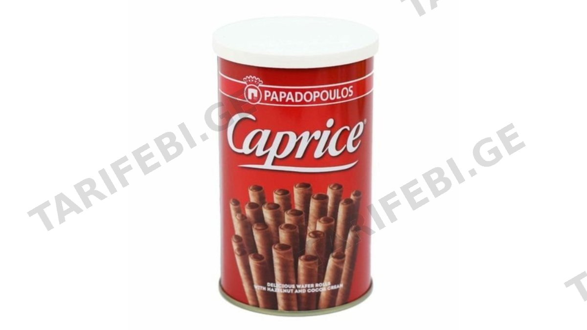 CAPRICE კლასიკი ვაფლის ხვეულა 115გრ