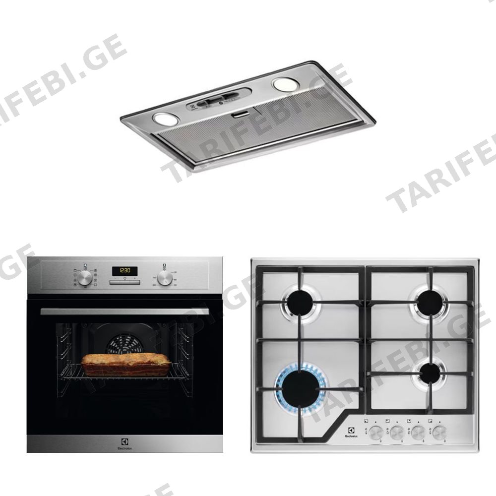 ჩასაშენებელი სამეული Electrolux EOF3H00BX KGS6426SX LFG525S
