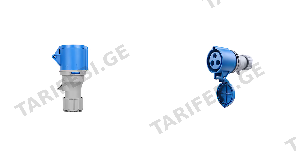 TEM-SAN Type 223 EV Charging Plug 32A Schuko to CEE (7548)