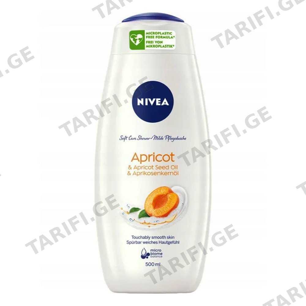 NIVEA შხაპ-გელი ქალის გარგარი 500 მლ (ნივეა)