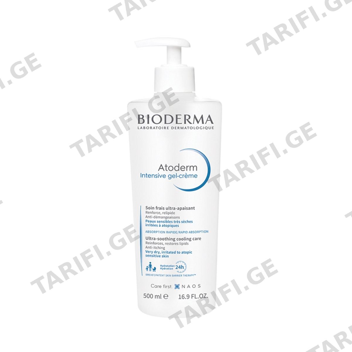 გაჯერებული გელ-კრემი Atoderm 500მლ 2670 ბიოდერმა - Bioderma