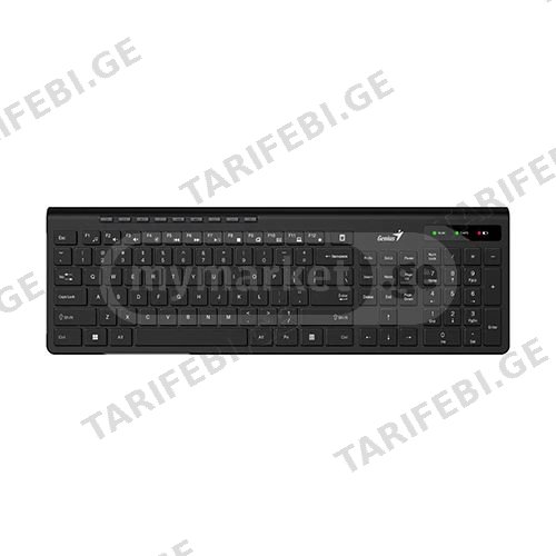 უკაბელო კლავიატურა - Genius SlimStar 7230 Black WL