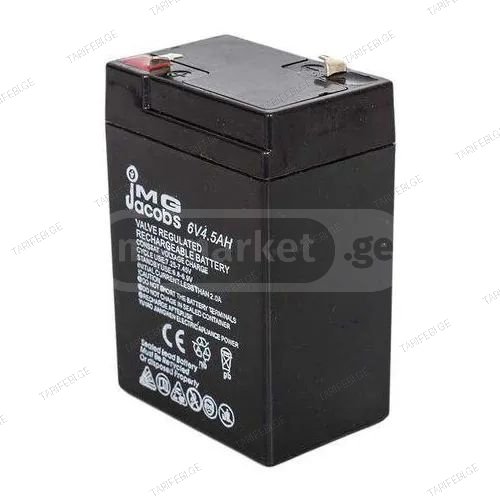 აკუმლატორი JACOBS 6V Rechargable Battery