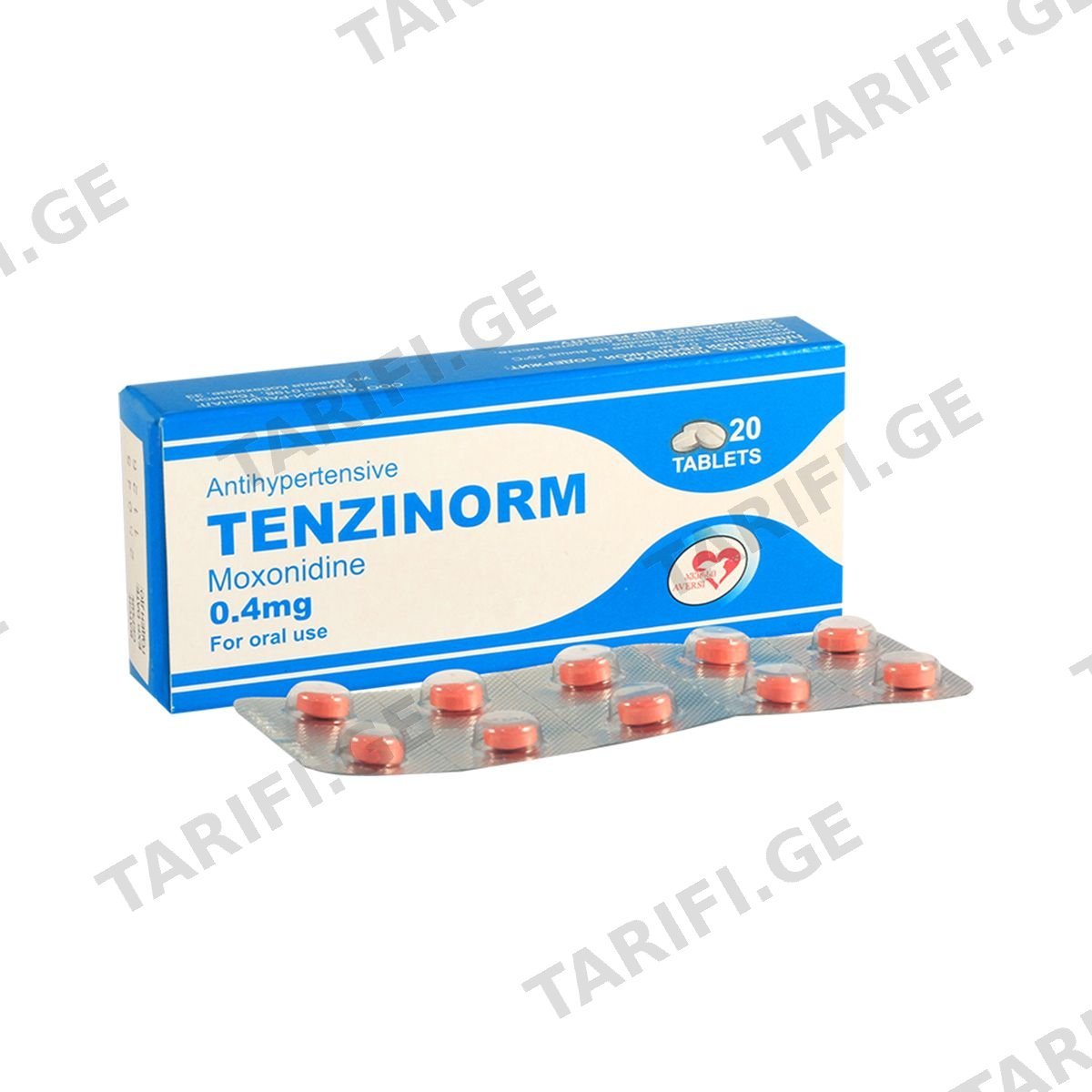 ტენზინორმი - Tenzinorm 0.4მგ 20 ტაბლეტი