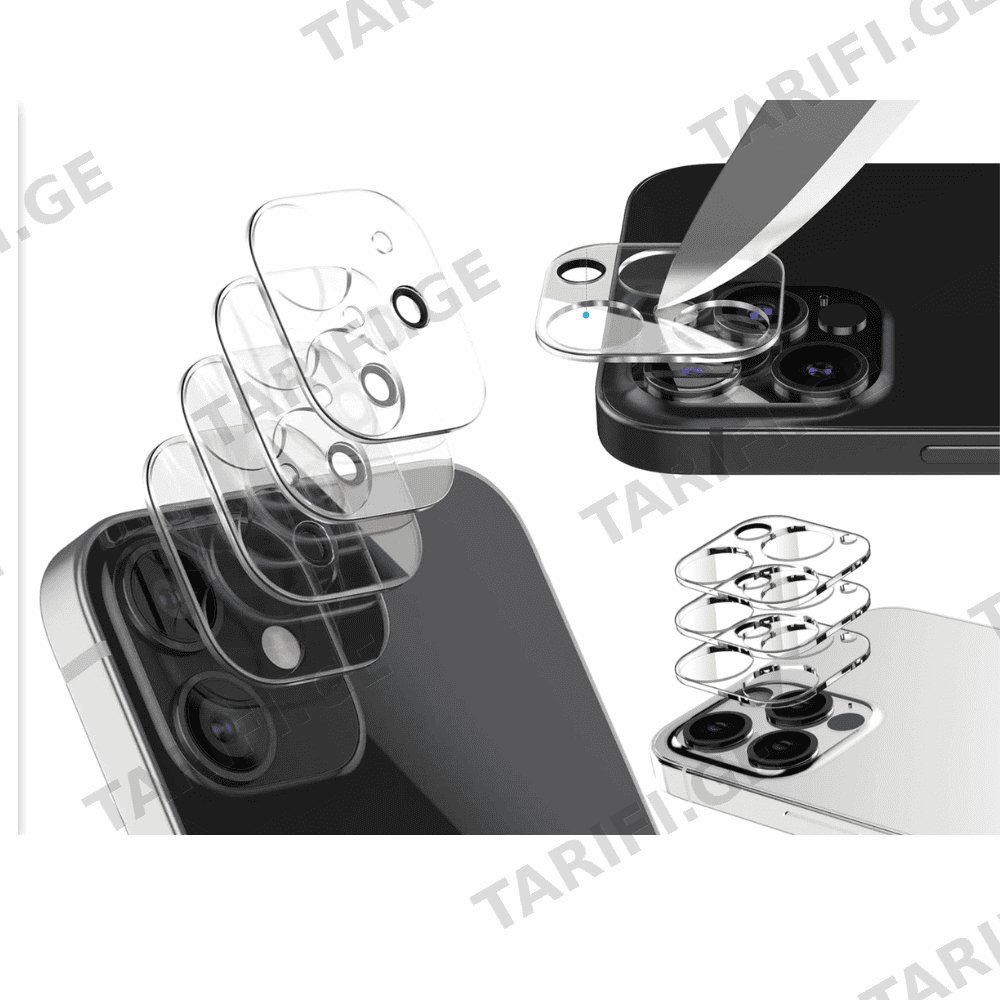 კამერის დამცავები Camera Lens Protector For iPhone 12 – Clear