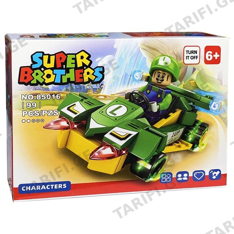 სათამაშო კონსტრუქტორი SUPER MARIO GOLDEN CHILD GH-85016-L, 99 ნაწილი