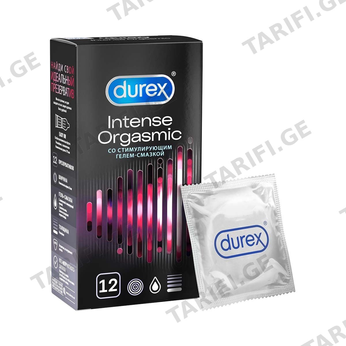 პრეზერვატივი Intense 12 ცალი დურექსი - Durex