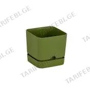 პლასტმასის ქოთანი მწვანე B-K13SY 1.5lt.
