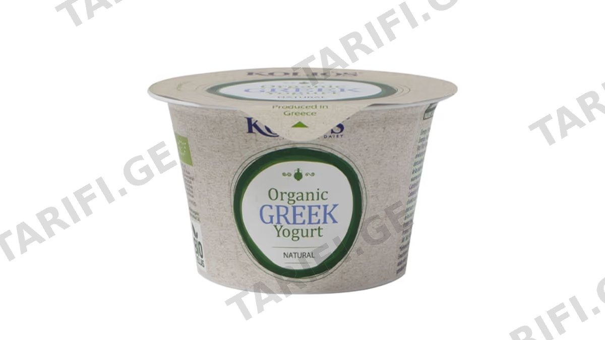 ორგანული, ბერძნული იოგურტი/ kolios/ 10%/ 150 გ
