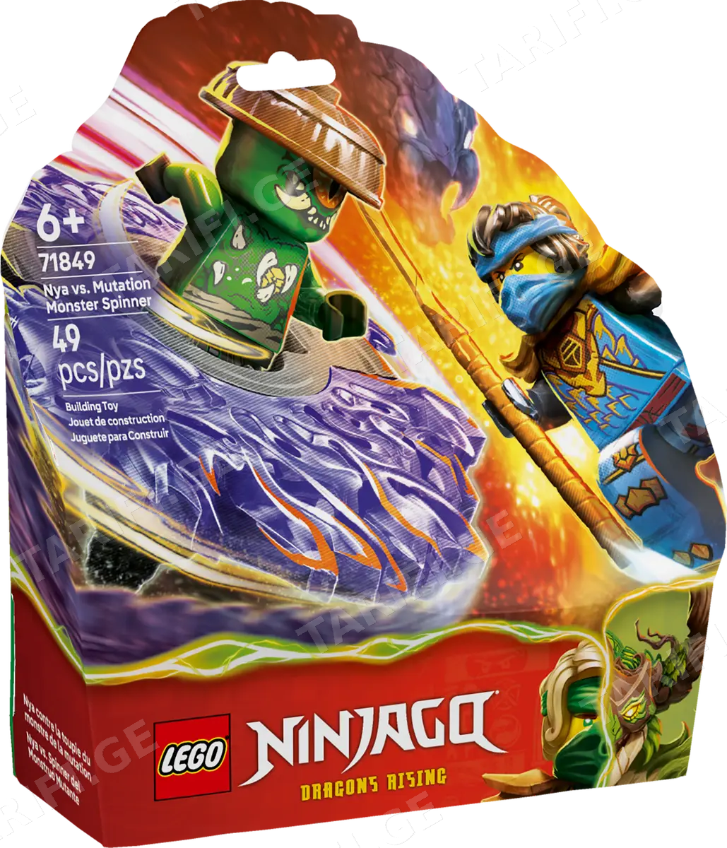 ასაწყობი კონსტრუქცია NYA VS. MUTATION MONSTER SPINNER 71849 | NINJAGO®