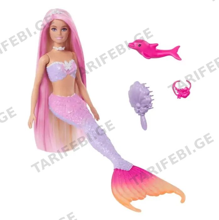 ბარბის თოჯინა BARBIE “MALIBU” MERMAID DOLL WITH COLOR CHANGE FEATURE