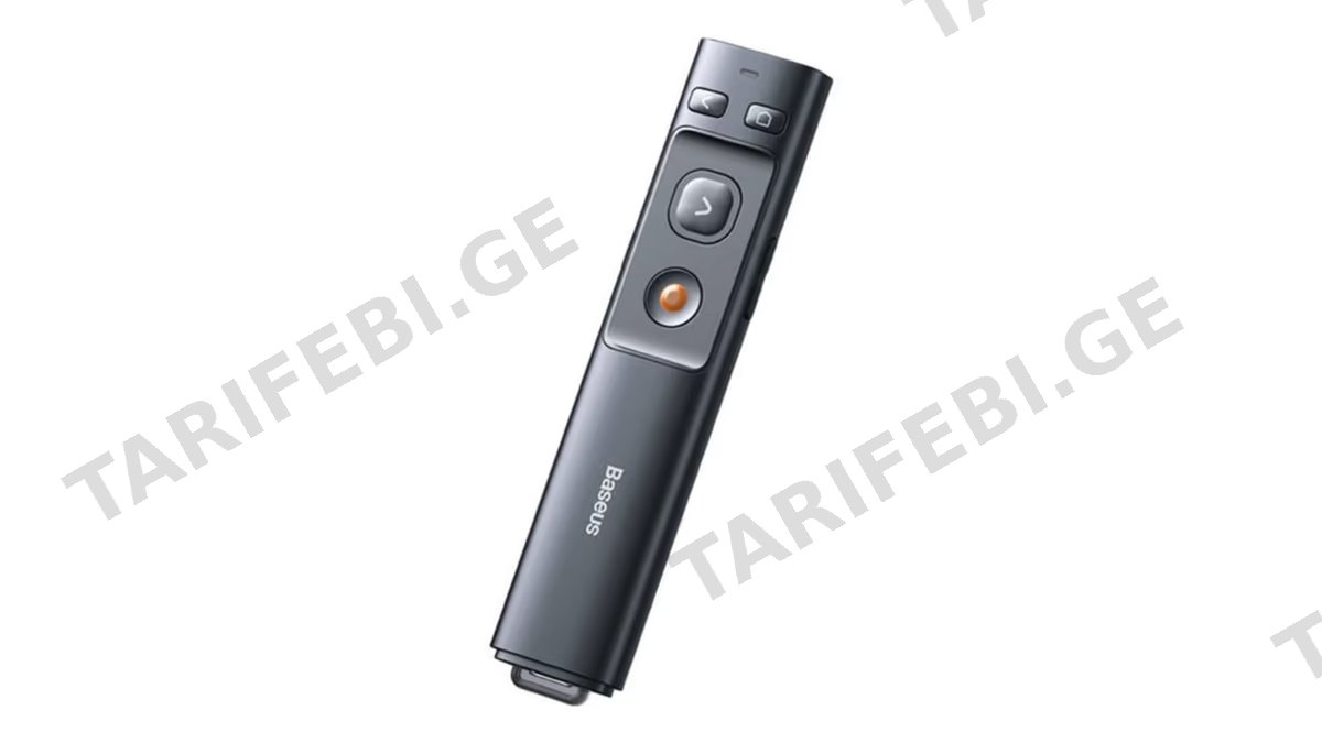 Baseus Orange Dot Wireless Presenter Red Laser ACFYB-B0G