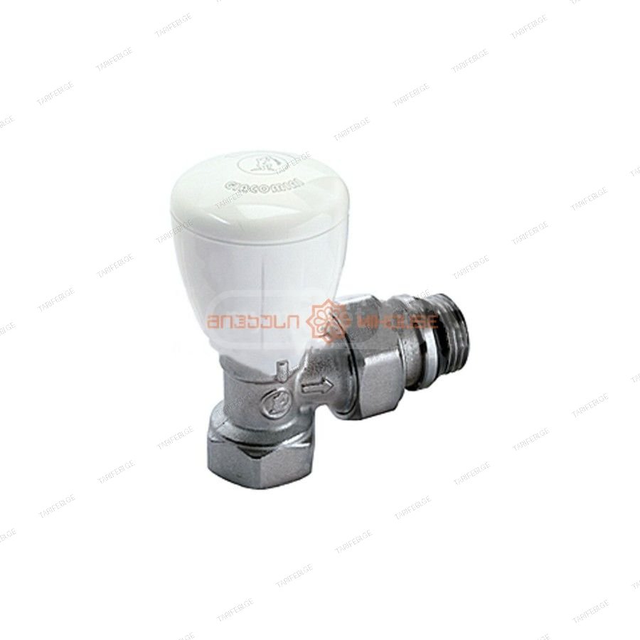 რადიატორის ვენტილი კუთხური 1/2 x 16 R 25