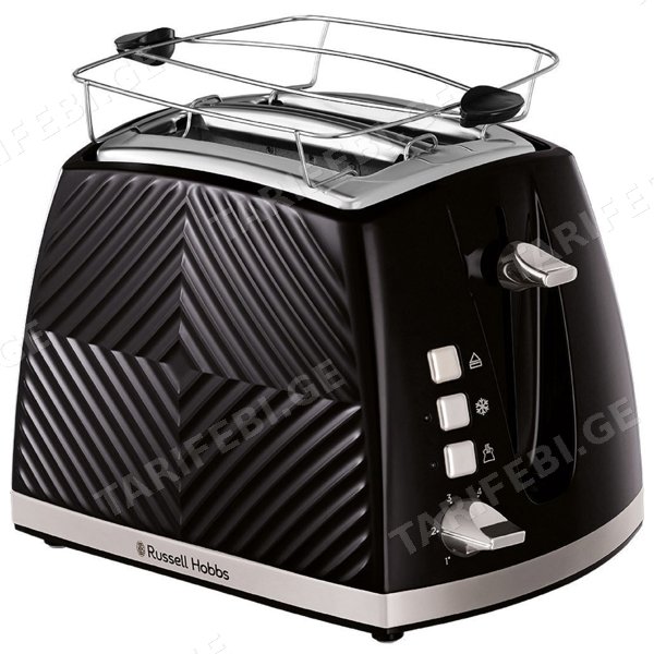 ტოსტერი Russell Hobbs 26390-56/RH Groove, 850W, Toaster, Black