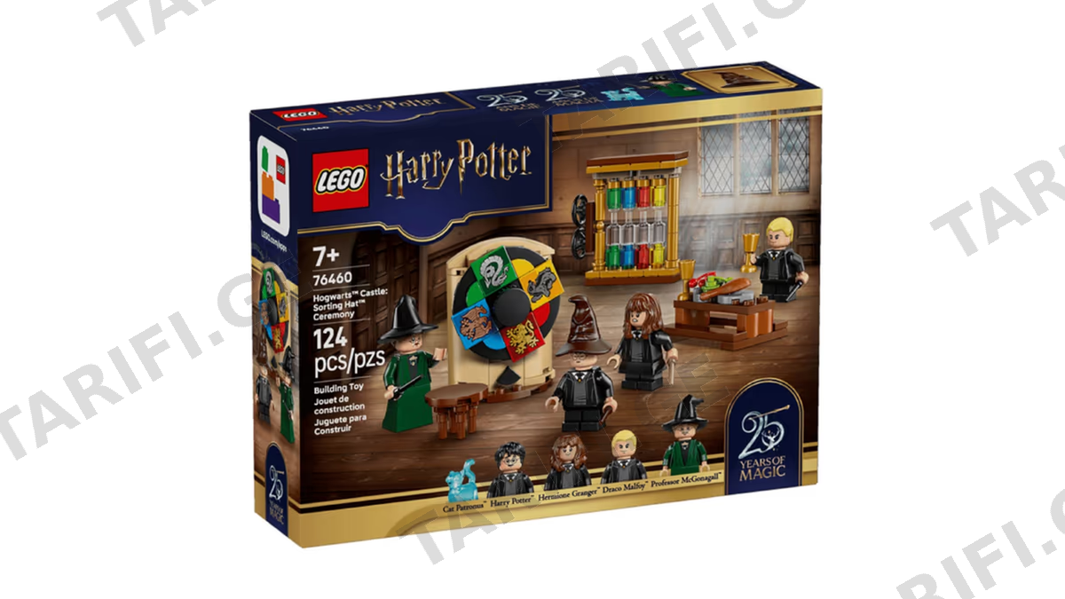 ასაწყობი კონსტრუქცია Lego 76460 Harry Potter Hogwarts Castle: Sorting Hat Ceremony, Prefabricated Construction
