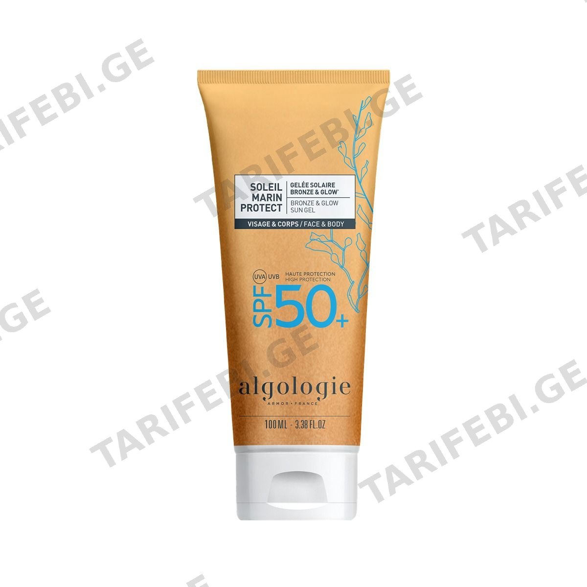 სახისა და ტანის გელი Soleil Protect SPF50 100 მლ 1906 ალგოლოჟი - Algologie