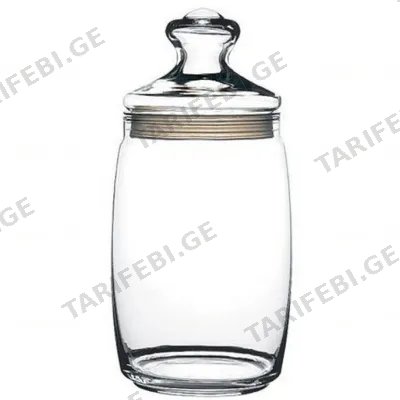 მინის ქილა თავსახურით PASABAHCE 9974251-6 CESNI (1100 ML)