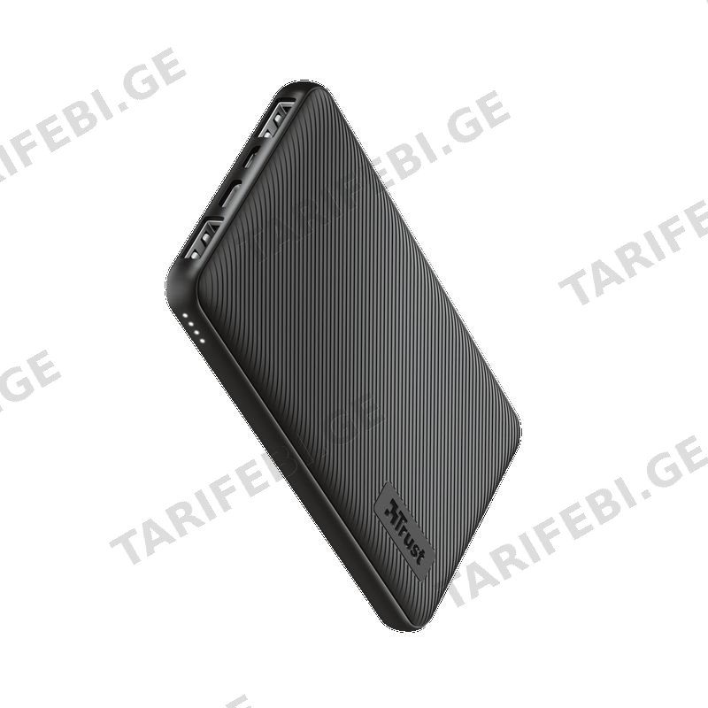 დამტენი მოწყობილებობები TRUST 24678 TRUST PRIMO 10.000 POWERBANK