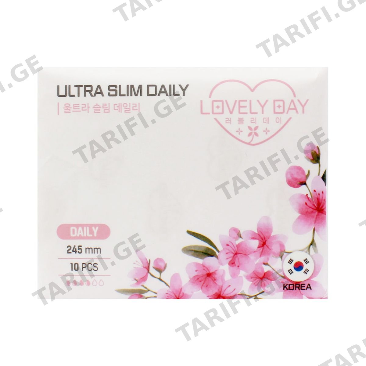 საფენი Ultraslim 10 ცალი 6614 ლავლი დეი - Lovely Day