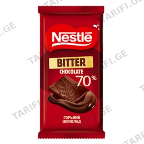 ნესტლე მწარე შოკოლადი 70% 82გ