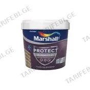 საღებავი ექსტერიერის PROTECT SILICONED FLAT Marshall 2,5ლტ