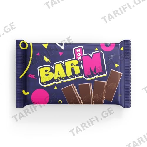 BarM/ბარემ,რძიანი შოკოლადის ფილა ვაფლით 35გრ.