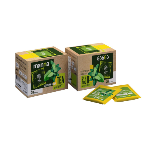 Green tea with mint, organic Disposable /manna/