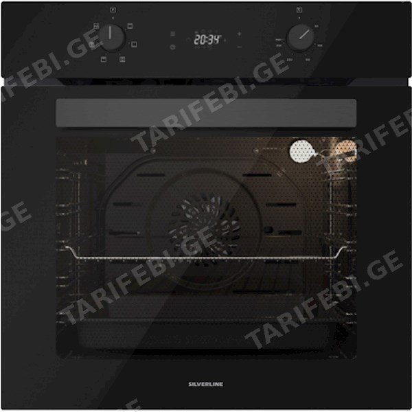 ჩასაშენებელი ელექტრო ღუმელი Silverline BO6504B01, 72L, Built-In, Black