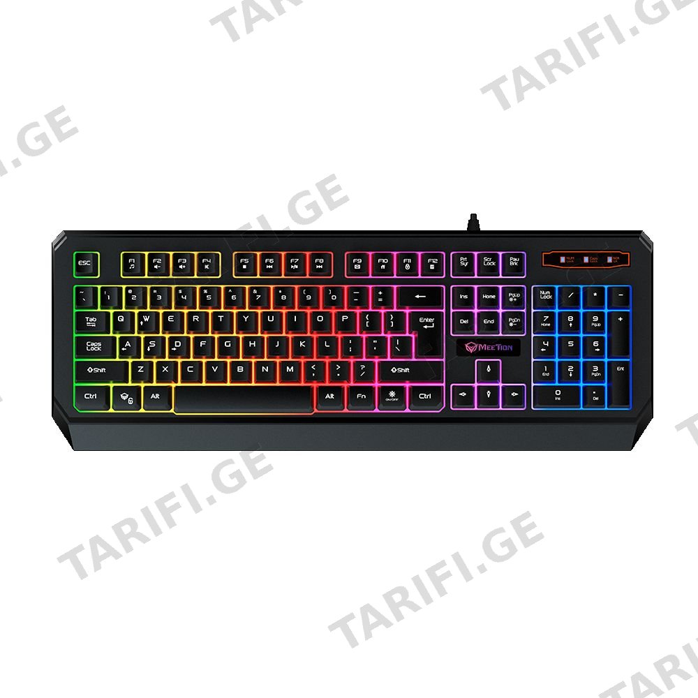 კლავიატურა MeeTion K9320 USB Wired Backlit Keyboard
