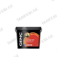 (2.5ლ) ინტერიერის საღებავი სილიკონით GENC SILICONE MATT