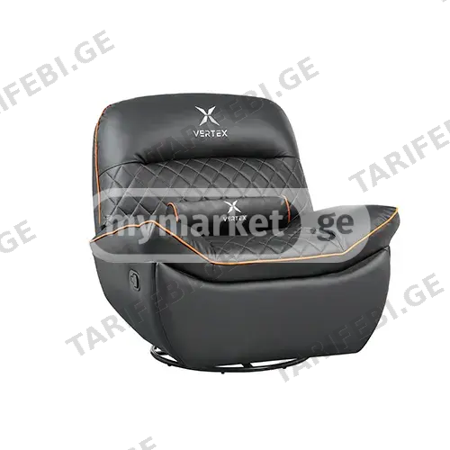 Vertex Throne Black-Orange PVC