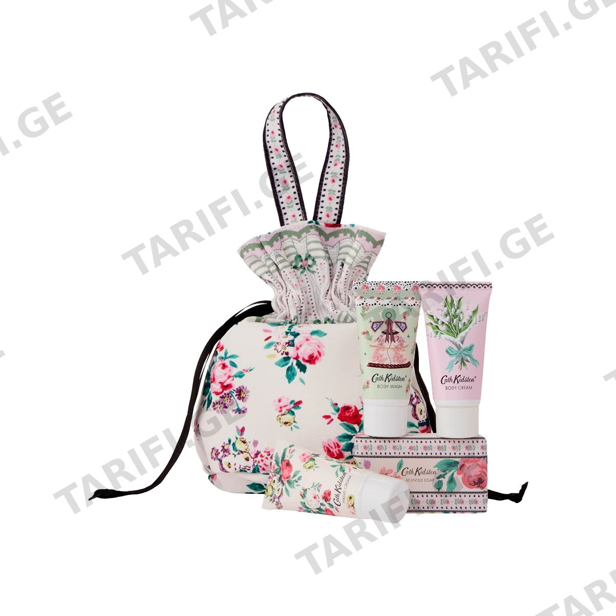 სამგზავრო ნაკრები Cath Kidston 2674 ჰესკოტი და აივორი - Heathcote & Ivory