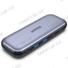 UNITEK D1046A USB-C USB ჰაბი