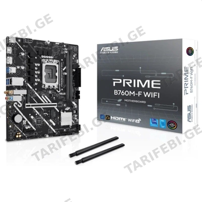 დედა დაფა ASUS PRIME B760M-F WIFI LGA1700 DDR5