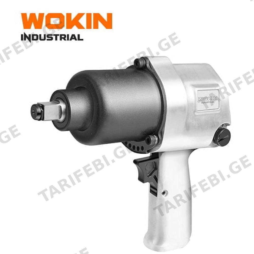 პნევმატური ქანჩდამჭერი Wokin 805010, 1000Nm, Air Impact Wrench (INDUSTRIAL), Silver