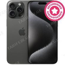 Apple iPhone 15 Pro Max 256 GB Black Titanium (შეფასება A)